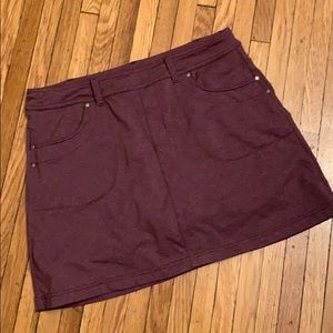 Athlete purple skort